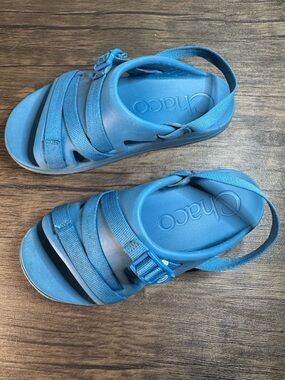 Chaco Chillos Sport Sandals Kids/Youth Shoes: Size 6 Color: Ocean Blue